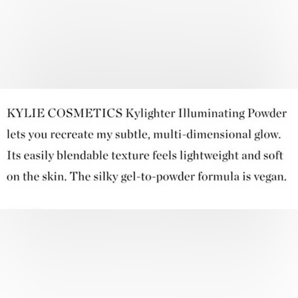 KYLE COSMETICS KYLIGHTER ILLUMINATING POWDER. - Picture 8 of 10